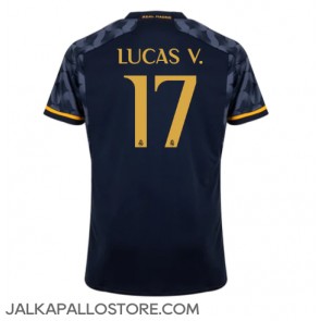 Real Madrid Lucas Vazquez #17 Vieraspaita 2023-24 Lyhythihainen
